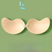 Invisible Push-Up Adhesive Bra – Backless & Strapless - Nude