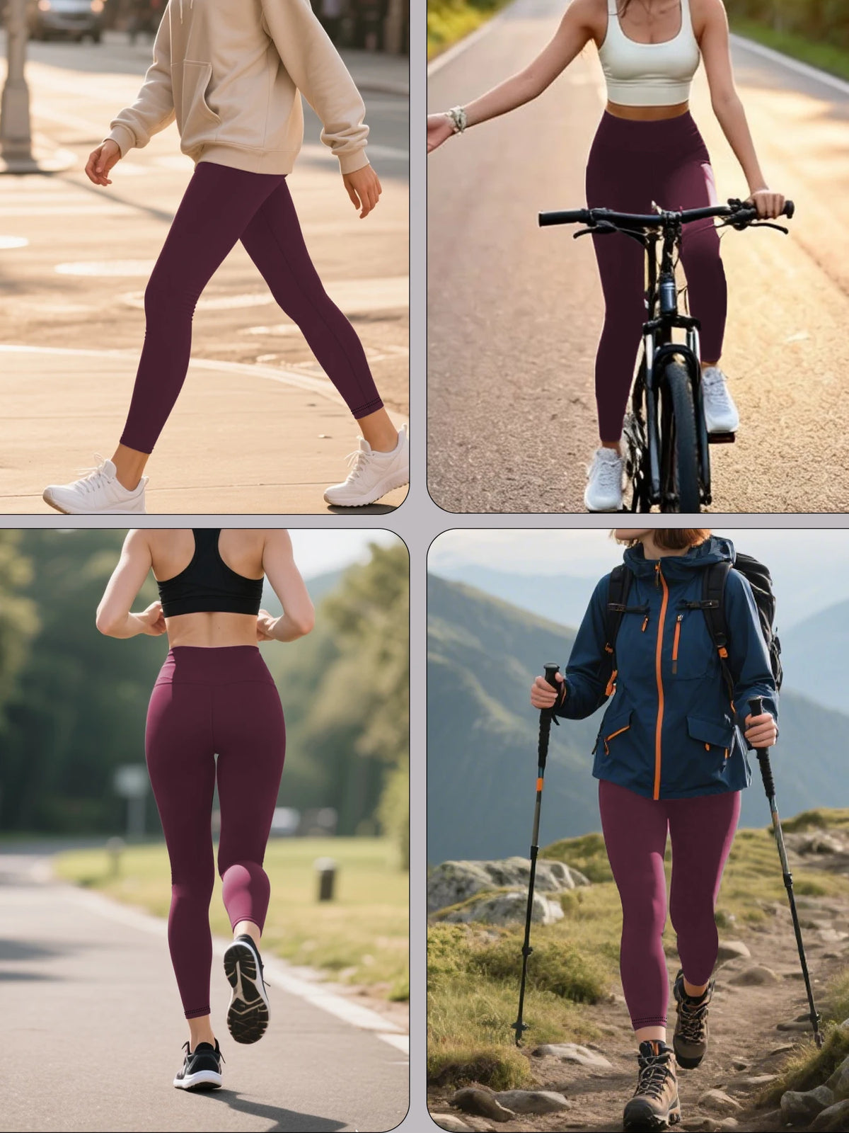 High-Waisted Tummy Control Leggings with Pockets