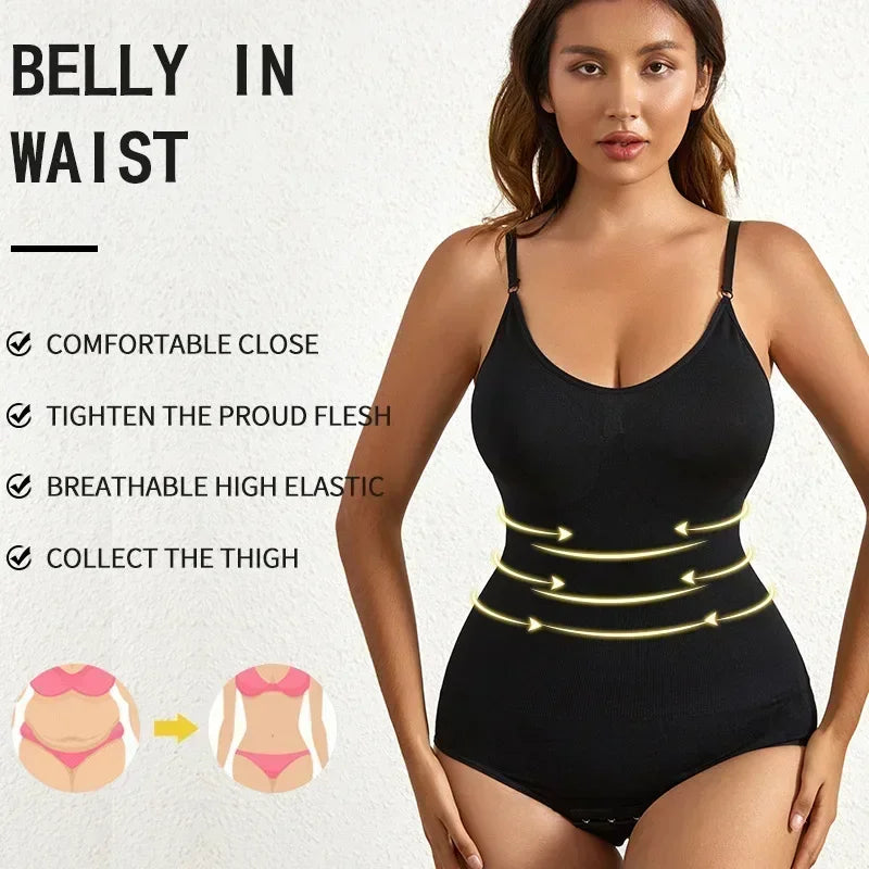Seamless Tummy Control Shaping Bodysuit