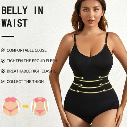 Seamless Tummy Control Shaping Bodysuit