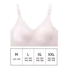 Seamless Jelly Comfort Bra – Wireless Soft Support - Pink